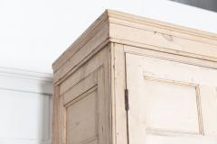 Monumental 19thC English Pine Housekeepers Cupboard - 2897714