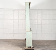 Monumental 19thC French Blue Painted Bookcase - 3031527