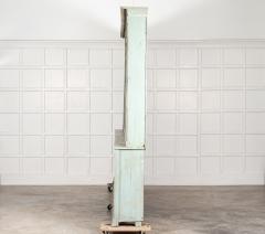 Monumental 19thC French Blue Painted Bookcase - 3031528