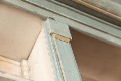 Monumental 19thC French Blue Painted Bookcase - 3031529