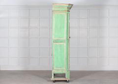 Monumental 19thC French Dry Scraped Painted Pine Armoire - 2780676