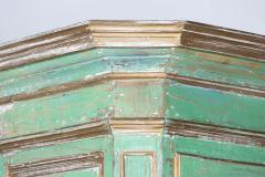 Monumental 19thC French Dry Scraped Painted Pine Armoire - 2780679