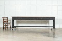 Monumental 19thC French Refectory Console Table - 3516253