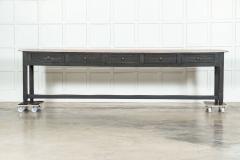 Monumental 19thC French Refectory Console Table - 3516259