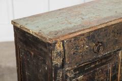 Monumental 19thC French Vernacular Painted Pine Dresser Base - 3939393