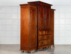 Monumental 19thC Mahogany Breakfront Wardrobe - 4257251