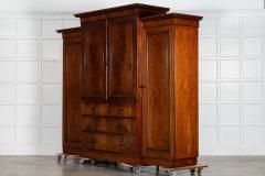 Monumental 19thC Mahogany Breakfront Wardrobe - 4257253