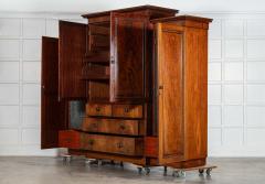 Monumental 19thC Mahogany Breakfront Wardrobe - 4257254