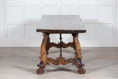 Monumental 19thC Spanish Walnut Refectory Table - 2792796
