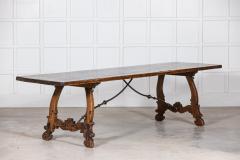 Monumental 19thC Spanish Walnut Refectory Table - 2792802