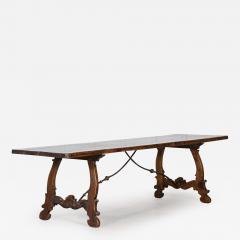 Monumental 19thC Spanish Walnut Refectory Table - 2795858