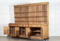 Monumental 19thc English Country House Sycamore Top Dresser - 3923467