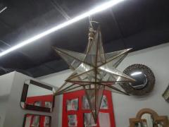 Monumental 52 Inch Star Shaped Chandelier - 3637869