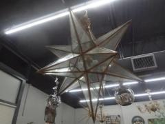Monumental 52 Inch Star Shaped Chandelier - 3637872