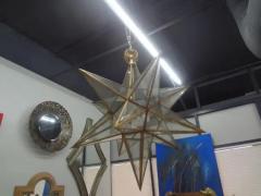 Monumental 52 Inch Star Shaped Chandelier - 3637873