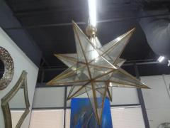 Monumental 52 Inch Star Shaped Chandelier - 3637874