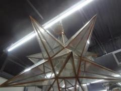 Monumental 52 Inch Star Shaped Chandelier - 3637895