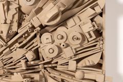 Monumental Abstract Brutalist Wall Sculpture Assemblage After Louise Nevelson - 3508523