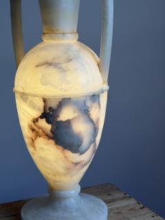 Monumental Alabaster Amphora Lamp - 4569127