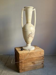 Monumental Alabaster Amphora Lamp - 4569130