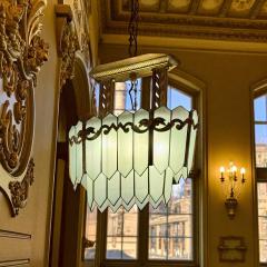 Monumental American Art Deco Theater Chandelier circa 1925 - 4335792