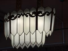 Monumental American Art Deco Theater Chandelier circa 1925 - 4335793