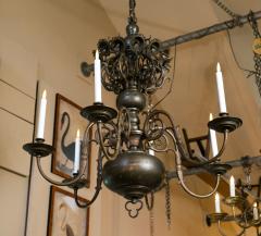 Monumental Antique Bronze Chandelier - 2255019