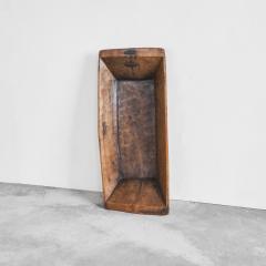 Monumental Antique Hand Carved Wooden Trough or Bowl Wabi Sabi 19th Century - 4608843