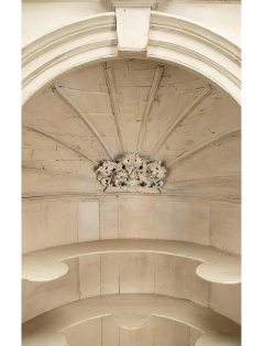 Monumental Architectural Alcove Painted Cabinet - 4504865