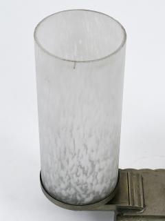 Monumental Art Deco Brass Glass Table Lamp or Desk Light France 1920s - 4719577