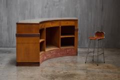 Monumental Art Deco Curved Counter Italy Mid 20th Century - 4743755