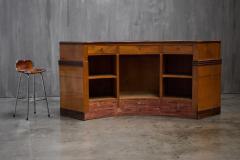 Monumental Art Deco Curved Counter Italy Mid 20th Century - 4743756