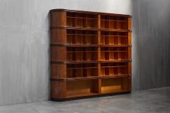 Monumental Art Deco Display Cabinet Italy Mid 20th Century - 4606597