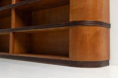 Monumental Art Deco Display Corner Cabinet Italy Mid 20th Century - 4606706