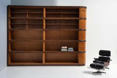 Monumental Art Deco Display Corner Cabinet Italy Mid 20th Century - 4606733