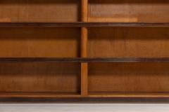 Monumental Art Deco Display Corner Cabinet Italy Mid 20th Century - 4606744