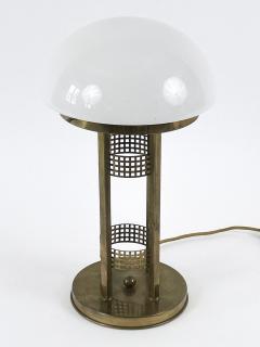 Monumental Art Nouveau Design Brass Table Lamp or Desk Light Austria 1980s - 4713702