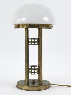 Monumental Art Nouveau Design Brass Table Lamp or Desk Light Austria 1980s - 4713704