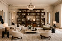 Monumental Brazilian Modern Bookshelf in Solid Rosewood with Storage Brazil - 4621606