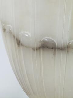 Monumental Carved Alabaster Neoclassical Lamp - 4616743