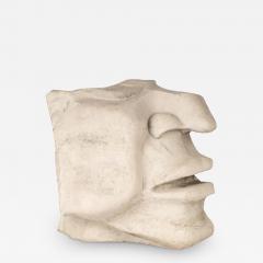 Monumental Cast Stone Architectural Element Nose and Mouth Profile - 3845692