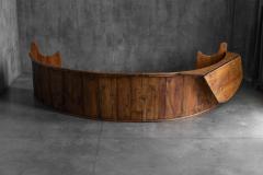 Monumental Catalan Curved Esc with Folding Table Spain Late 20th Century - 4810337