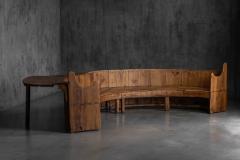 Monumental Catalan Curved Esc with Folding Table Spain Late 20th Century - 4810416