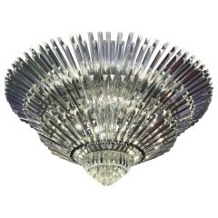 Monumental Contemporary Italian Murano Glass Triedi Ceiling Light - 1836753