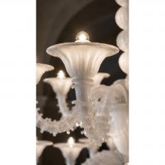 Monumental Contemporary White Rezzonico Murano Glass Chandelier - 4735878