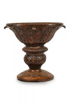 Monumental Continental Carved Wood Jardiniere - 4201687