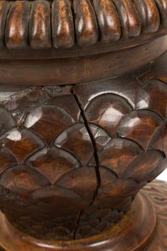 Monumental Continental Carved Wood Jardiniere - 4201688