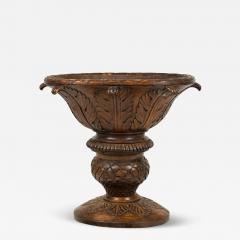 Monumental Continental Carved Wood Jardiniere - 4279084