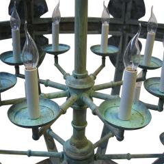 Monumental Copper Sixteen Light Globe Lantern - 4331273