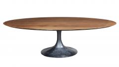 Monumental Custom Made Oval Dining Table - 4364127